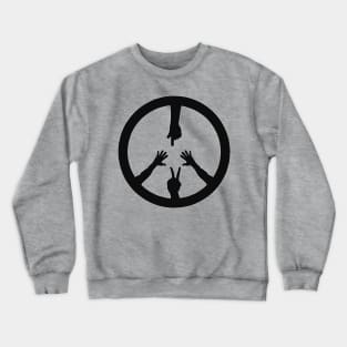 Peace Brothers and Sisters Crewneck Sweatshirt